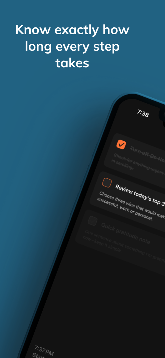 Checklist screenshot 1